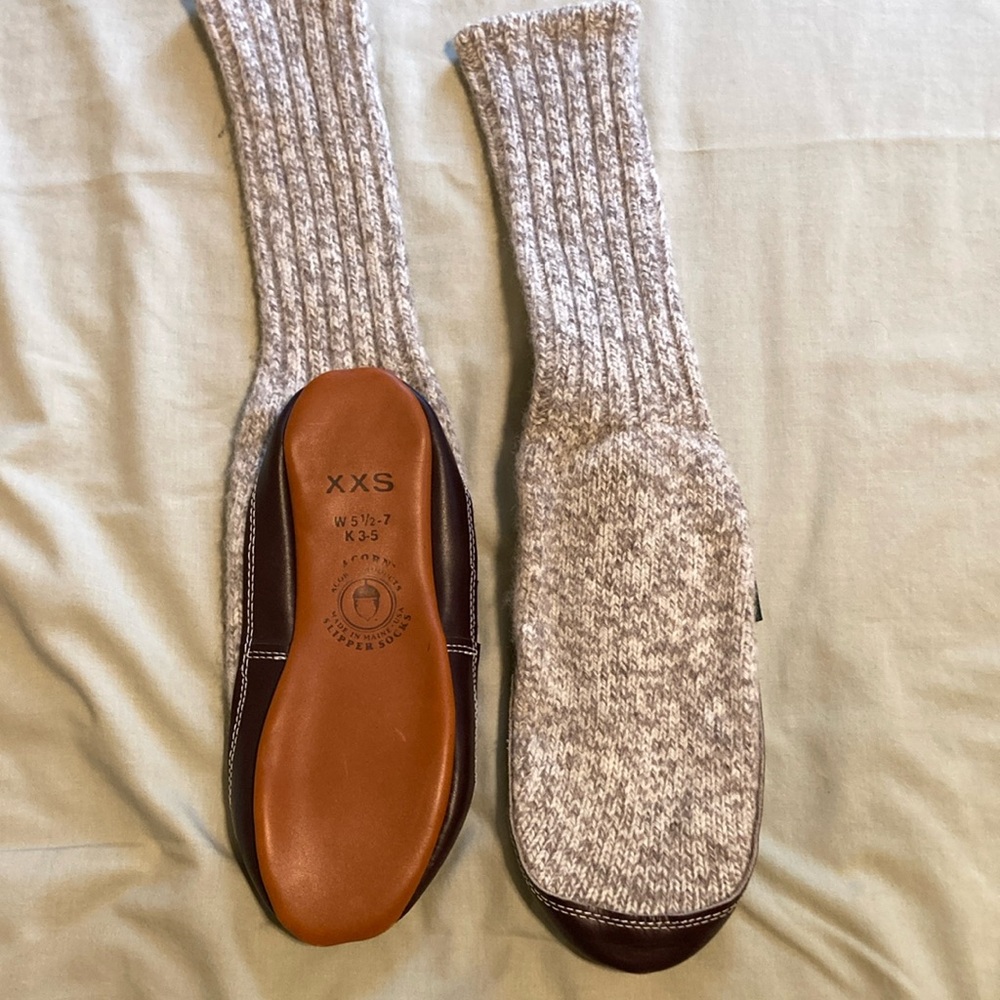 Acorn Slipper Socks